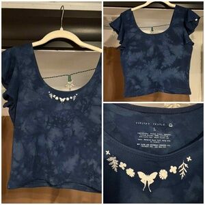 PURUSHA PEOPLE Solstice Flutter Top (NEW) Size Large